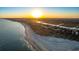 Panoramic aerial view of beachfront property with coastline, beach and surrounding landscape at 35 Red Skiff Ln. # 35, Pawleys Island, SC 29585