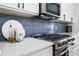 Gourmet kitchen with stainless steel appliances and white cabinets at 35 Red Skiff Ln. # 35, Pawleys Island, SC 29585