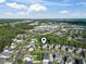 An aerial view of the neighborhood, conveniently located near shops, restaurants, and other amenities at 405 Emerson Dr., Myrtle Beach, SC 29579