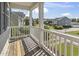Inviting porch with white railings offering neighborhood views and a relaxing outdoor space at 405 Emerson Dr., Myrtle Beach, SC 29579