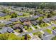 Aerial view of the neighborhood with a home marked by a pin for location at 466 Wampee St. Nw, Calabash, NC 28467