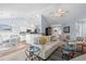 Spacious open-concept living room showcasing a view to the kitchen and adjacent dining area at 466 Wampee St. Nw, Calabash, NC 28467