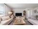 Inviting living room with stylish decor, media center, and neutral color palette at 500 Scarlet Sage Dr., Conway, SC 29527