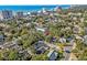 Aerial shot of the property surrounded by lush greenery and city views at 505 19Th Ave. S, North Myrtle Beach, SC 29582