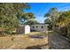 Backyard featuring a shed and trees for added privacy at 505 19Th Ave. S, North Myrtle Beach, SC 29582