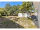 Spacious backyard with storage shed and room for outdoor activities at 505 19Th Ave. S, North Myrtle Beach, SC 29582