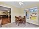 Cozy dining area with backyard view and hardwood furniture at 5086 Highway 319 E, Conway, SC 29526