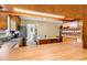 Kitchen view showcases wood cabinets and an island with a sink at 5086 Highway 319 E, Conway, SC 29526