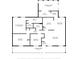 Detailed floor plan with measurements for layout and spatial understanding at 634 Melody Ln., Surfside Beach, SC 29575