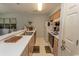 Kitchen featuring ample countertop space, neutral cabinets, and standard appliances at 646 Tupelo Ln. # 4E, Longs, SC 29568