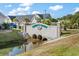 View of the community entrance and street sign on a sunny day at 800 Monarch Dr. # 46, Myrtle Beach, SC 29588