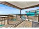 Balcony with ocean view at 806 N Waccamaw Dr. # 104, Murrells Inlet, SC 29576