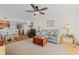 Comfortable living room, with kitchen and dining space in view, making it an ideal living and entertainment space at 806 N Waccamaw Dr. # 104, Murrells Inlet, SC 29576
