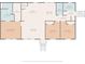 Detailed floor plan layout of a house, showing room dimensions and layout at 820 S Midway Hwy., Johnsonville, SC 29555
