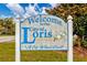 A sign welcomes visitors to Loris, South Carolina, 