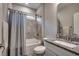 Bathroom featuring a bathtub and shower combination and granite countertop sink at 311 Las Olas Dr., Myrtle Beach, SC 29577