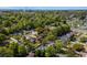Drone shot of a leafy suburban neighborhood on a sunny day near the coast at 7 Pine Valley Ln., Surfside Beach, SC 29575
