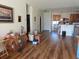 Spacious living room with hardwood floors, open layout, and plenty of natural light at 819 Brookline Dr., Myrtle Beach, SC 29579