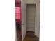 A walk-in pantry with shelving provides ample storage at 819 Brookline Dr., Myrtle Beach, SC 29579