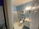 Bathroom featuring a standalone shower and plenty of storage space at 901-9 West Port Dr. # 907, North Myrtle Beach, SC 29582