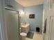 Bathroom including a vanity sink and a step stool at 901-9 West Port Dr. # 907, North Myrtle Beach, SC 29582
