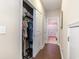 Hallway with a view of a walk in closet and a bathroom at 1105 Dinger Ct. # 1105, Myrtle Beach, SC 29588