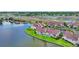 Breathtaking aerial view of waterfront condos overlooking tranquil waters and lush landscape, a true coastal paradise at 112 Spartina Ct. # 26, Pawleys Island, SC 29585