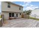 Open back deck offers space for relaxation, seating, and outdoor enjoyment at 113 Winding Path Dr., Loris, SC 29569