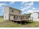 Spacious backyard deck offers outdoor living and backyard views at 113 Winding Path Dr., Loris, SC 29569