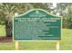 Community sign that displays the rules for the common lakes and grounds at 1512 Hallborough Dr., Surfside Beach, SC 29575