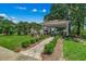 Beautiful community pavilion and garden with stone accents and a paver walkway at 168 Zostera Dr., Little River, SC 29566