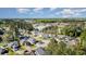 A scenic aerial view highlighting a residential neighborhood with manicured lawns set against a backdrop of mature trees at 174 Sussex Ct., Longs, SC 29568