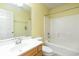Functional bathroom featuring a shower, vanity, toilet, and neutral tones at 174 Sussex Ct., Longs, SC 29568