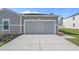 Two car garage with attached driveway at 181 Saddle St, Conway, SC 29527