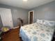 Bright bedroom featuring hardwood floors, neutral walls, natural light, and a calming atmosphere at 2005 Loblolly St., Georgetown, SC 29440