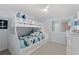 Cozy bedroom featuring bunk beds, ocean-themed decor, and plenty of storage space at 208 Ocean Blvd. N # 228, North Myrtle Beach, SC 29582