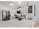 Updated kitchen with stainless steel appliances, white subway tile backsplash, and stylish quartz countertops at 208 Ocean Blvd. N # 228, North Myrtle Beach, SC 29582