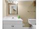 Single vanity bathroom with an adjacent toilet at 2213 Gazebo Ct., North Myrtle Beach, SC 29582