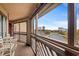 Spacious balcony with seating offering relaxing views of the surrounding area at 223 Maison Dr. # F-12, Myrtle Beach, SC 29572