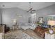 Inviting living room with hardwood floors, stylish decor, and plenty of seating at 227 Hickory Springs Ct., Conway, SC 29527