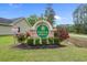 Stone sign for Windsor Springs subdivision surrounded by colorful foliage at 227 Hickory Springs Ct., Conway, SC 29527