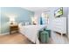 Relaxing bedroom showcasing a queen-sized bed, side tables, and comfortable seating at 245 Egret Run Ln. # 1023, Pawleys Island, SC 29585