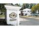 Community entrance sign for Egret Run at 245 Egret Run Ln. # 1023, Pawleys Island, SC 29585
