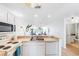 Updated kitchen that opens to the dining area and living room at 245 Egret Run Ln. # 1023, Pawleys Island, SC 29585
