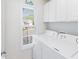 Functional laundry area with washer, dryer, and natural light at 245 Egret Run Ln. # 1023, Pawleys Island, SC 29585