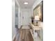 Inviting foyer with stylish décor, hardwood floors, and a bright, welcoming ambiance at 3019 Woodbury Ct., Conway, SC 29527