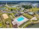 Stunning aerial view of community with pool, play areas, waterways and more! at 3212 Saddlewood Circle, Myrtle Beach, SC 29579