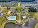 Stunning aerial view of community with pool, play areas, waterways and more! at 3212 Saddlewood Circle, Myrtle Beach, SC 29579