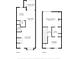 Detailed floor plan showcasing the layout of two stories with living room, kitchen, bedrooms, and bathrooms at 3563 Chestnut Dr. # 3563, Myrtle Beach, SC 29577