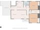 Detailed floor plan showcasing the layout of the home, including the living spaces and bedrooms at 3731 Spruce Dr., Myrtle Beach, SC 29577